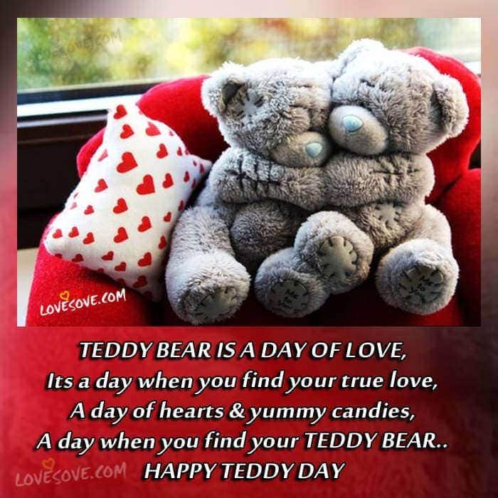 Happy Teddy Day My Dear Quotes 2015