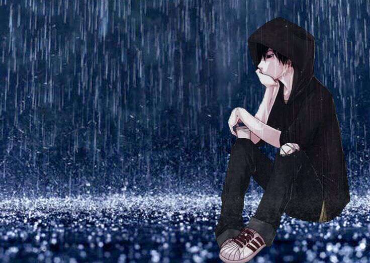 sad-boy-in-rain-anmie-wallpaper-lovesove