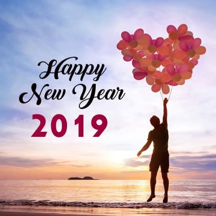New Year 2019 English Wishes Images, ,