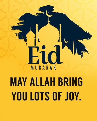 Eid mubarak may allah bring you