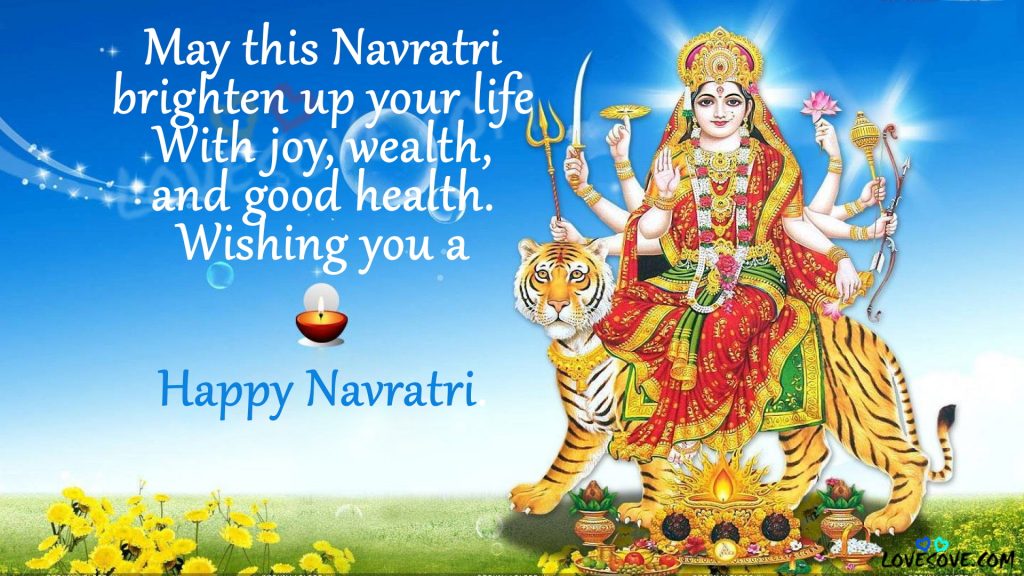 Navratri Wishes Images, , happy navratri status shayari wishes