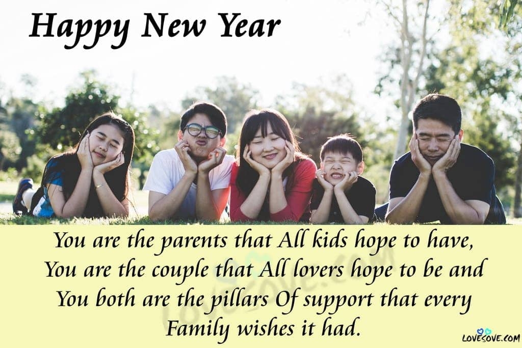 New Year 2019 English Wishes Images, , happy new year wishes for parents