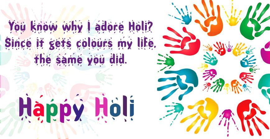 Happy Holi Status for Whatsapp, 1 or 2 lines Holi Quotes in English