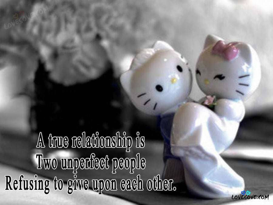 Love Status Images In English, , a true relationship is beautiful cute couple quotes image