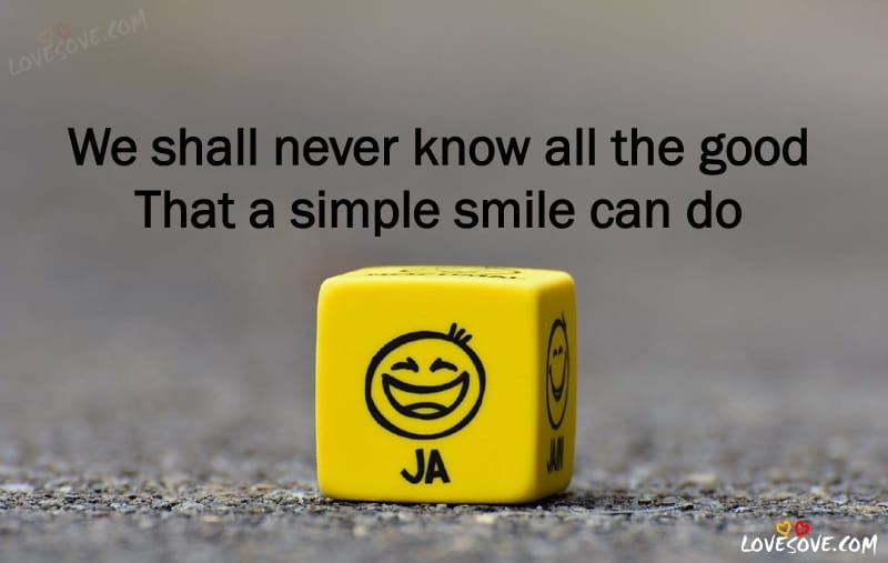 Best English Smile Quotes, Short Smile Status, Tag Lines