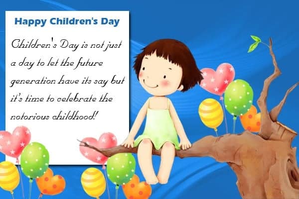 Happy Children’s Day Wishes Images (14th Nov.), Children’s Day Quotes, Children's Day Quotes, bal diwas images in english lovesove