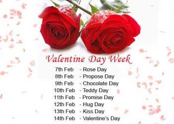 date sheet of valentine week, , valentine week lovesove