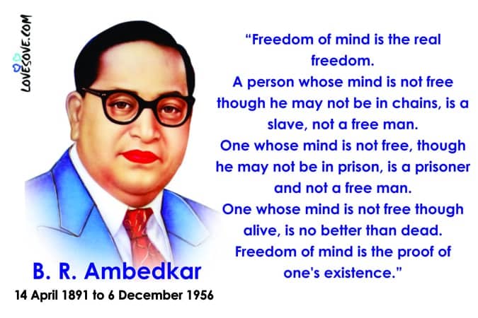 Dr. Bhimrao Ambedkar Jayanti Quotes & Messages In English