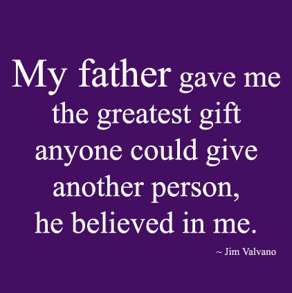 My father gave me