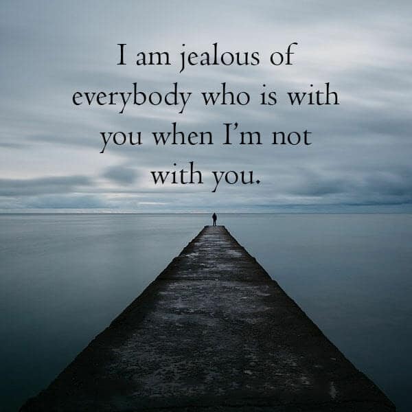 I Am Jealous Of Everybody Who Is With