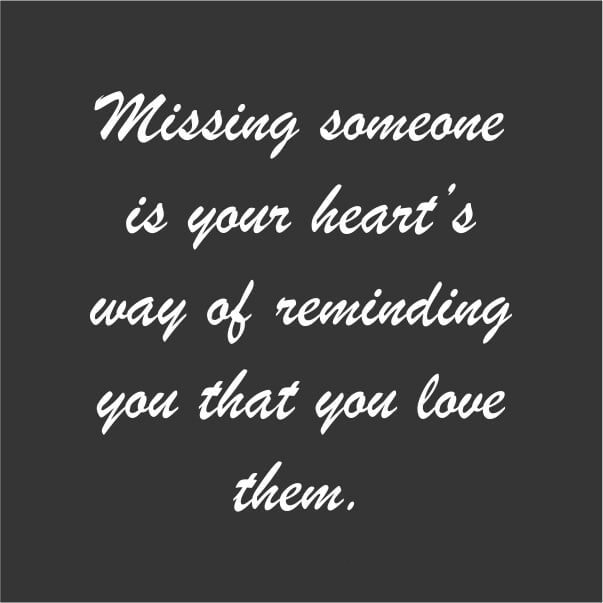 Missing Someone Is Your Hearts