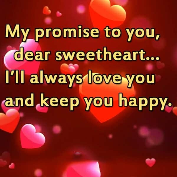 My Promise To You Dear Sweetheart