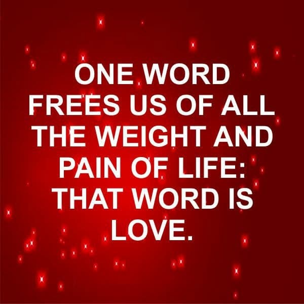 One Word Frees Us Of All