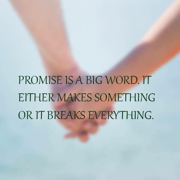 Promises and trust about broken quotes Quotes about