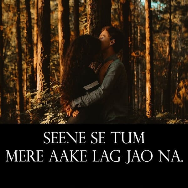 love lines in hindi, two line status