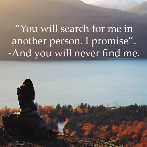 You Will Search For Me