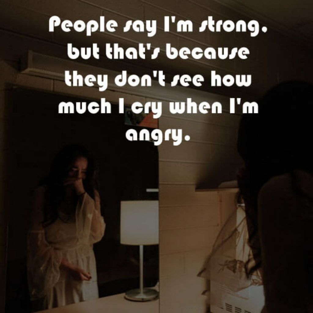 People Say I’m Strong, , angry whatsapp dp lovesove