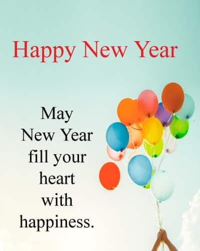 May New Year Fill Heart With Happiness