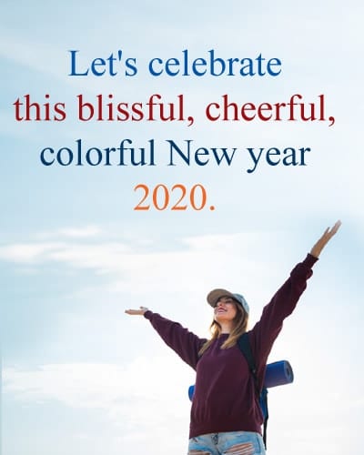 Let’s Celebrate This Blissful Cheerful, , new year blessing image for lovesove