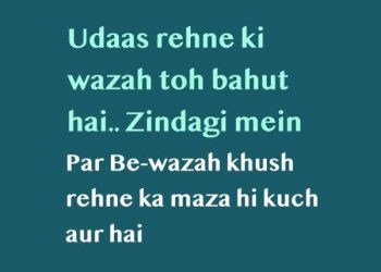 udaas rehna ki wazah toh bahut hai, , status on life in hindi lovesove