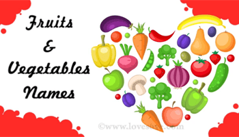 learn kids fruits & vegetables names, , fruits vegetable names lovesove