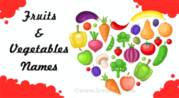 Learn Kids Fruits & Vegetables Names