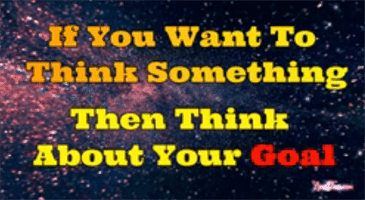 Think About Your Goal -Motivational Lines
