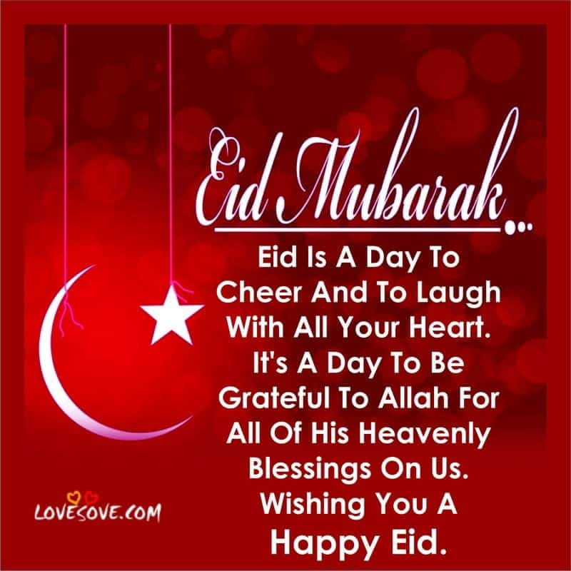 Eid Is A Day To Cheer And To Laugh