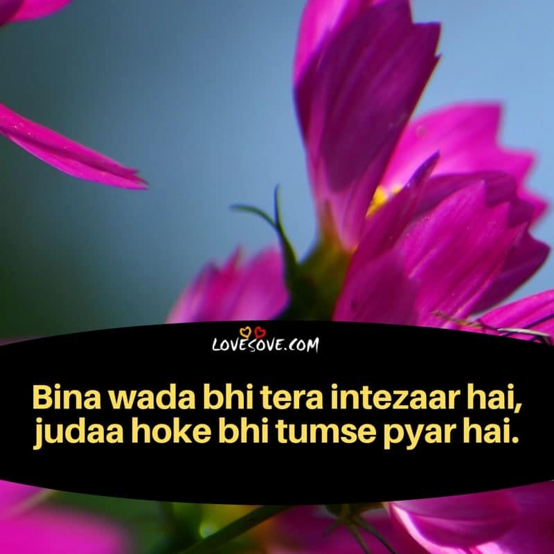 Bina Wada Bhi Tera Intezaar Hai
