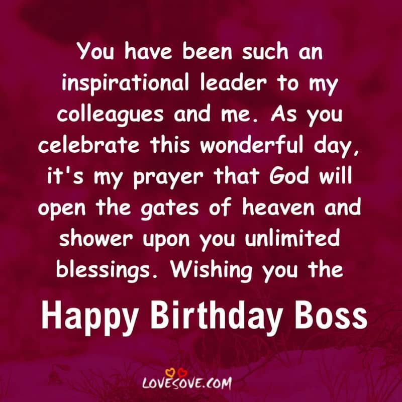 Birthday Wishes For Boss Images, Birthday Wishes For Boss Quotes, Birthday Wishes For Office Boss, Birthday Wishes For Great Boss