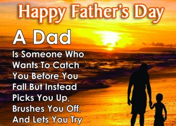 a dad is someone who wants to catch you, , happy fathers day sms messages lovesove