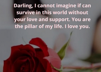 darling i cannot imagine if can survive in this world, , romantic messages for love lovesove