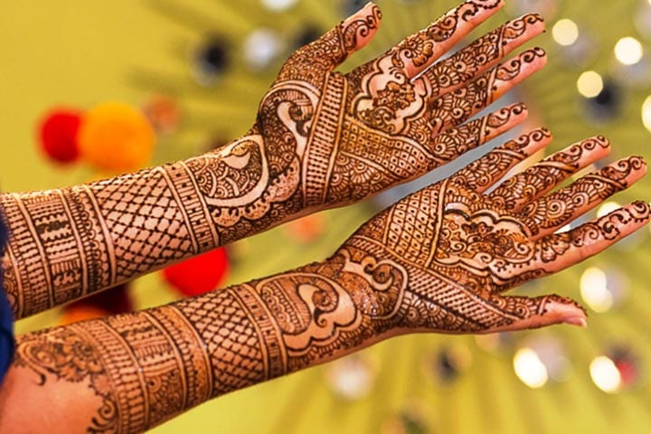 Best Dulhan Mehndi Images, Bridal Mehndi Designs For You, Dulhan Mehndi Images, gujarati bridal mehndi inspired by rangoli design