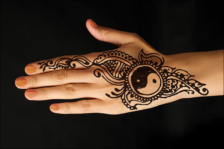 Black Mehndi Designs, Traditional Mehndi Designs Images, Traditional Mehndi Designs For Hands, the yin yang indian mehndi designs