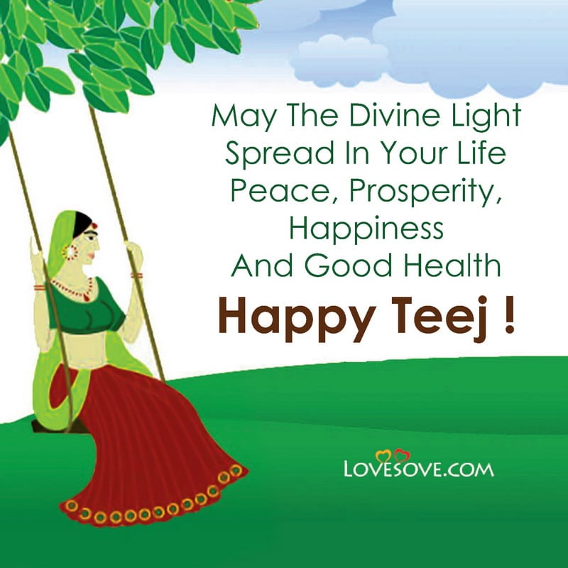 Best Happy Hariyali Teej Festival Wishes in Hindi Images