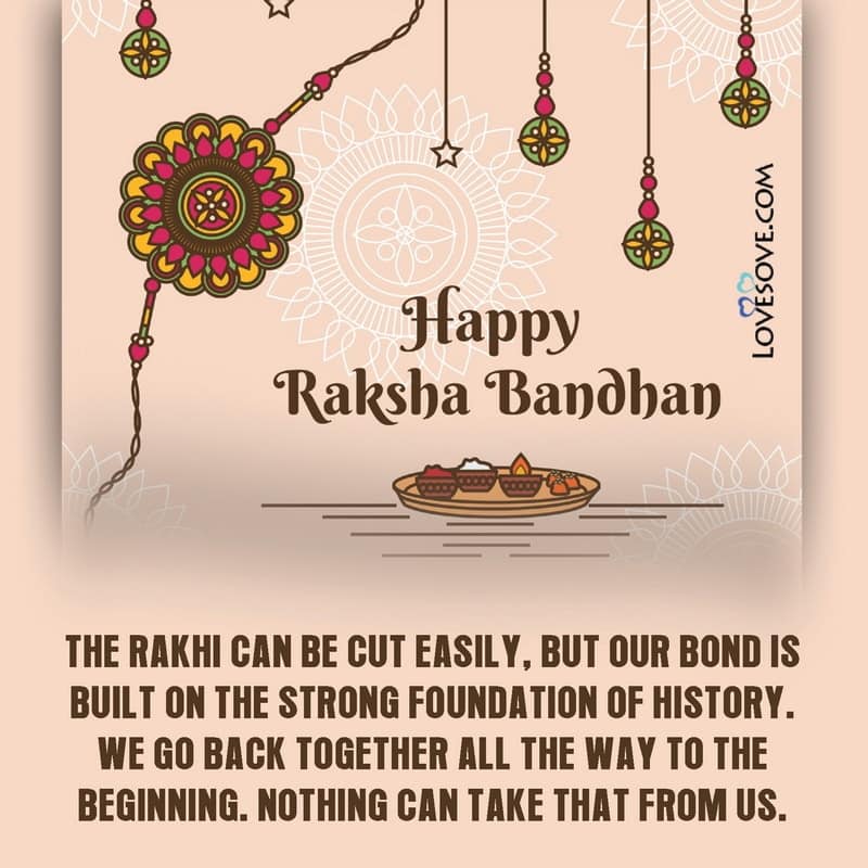 short quotes on raksha bandhan, happy raksha bandhan status, raksha bandhan thought, raksha bandhan quotes in english