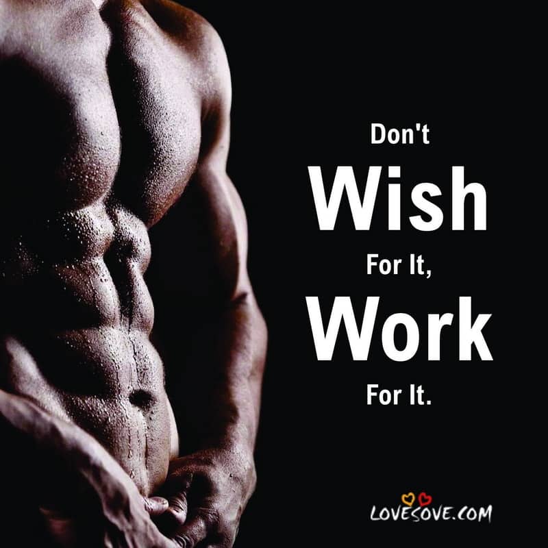 Motivational Quotes For Gym Workout, Gym Workout Attitude Status
