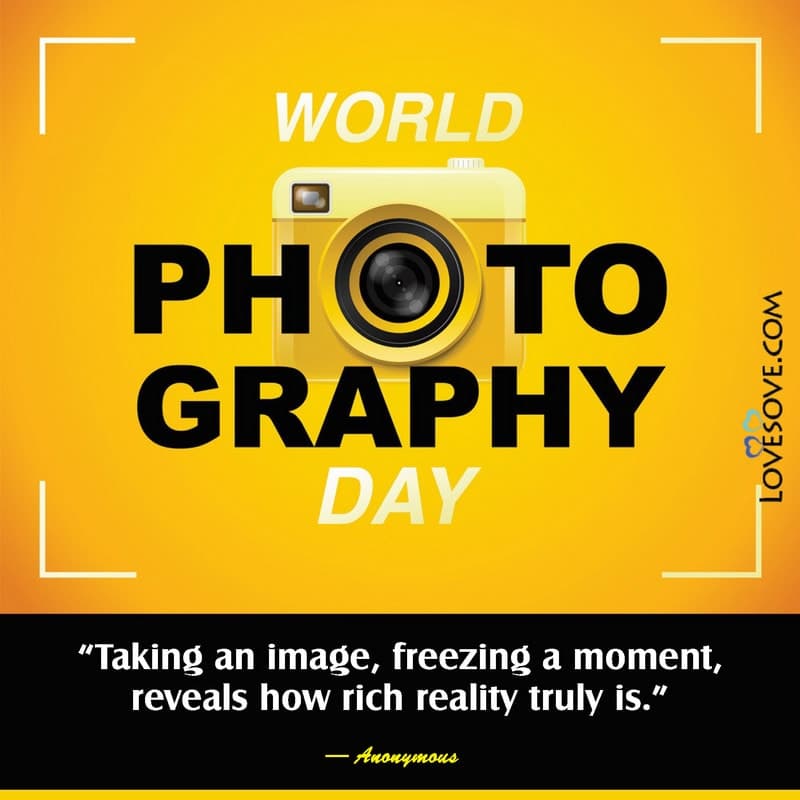 World Photography Day Quotes Status Images Wishes