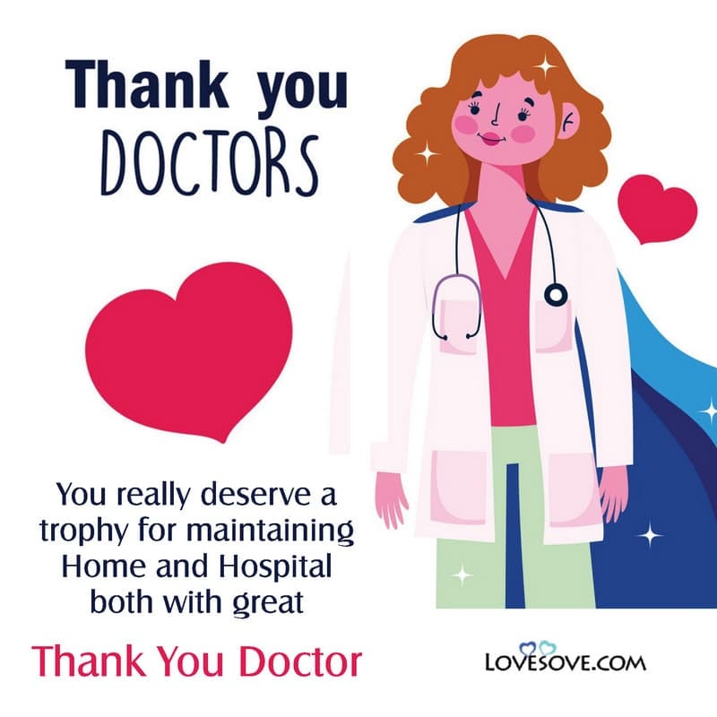 Thank You Doctor Sayings, Thank You Doctor Short Message, Thank You Happy Doctors Day Quotes,