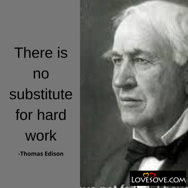 Thomas Edison Inspirational Quotes Thomas Edison Famous Lines