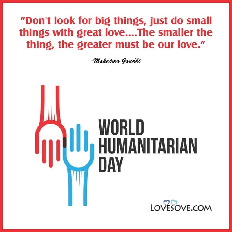 World Humanitarian Day Messages, Status, Quotes & Wishes
