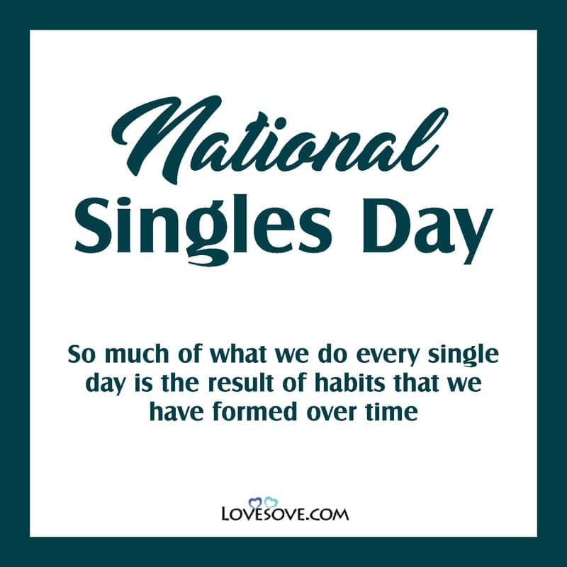 National Singles Day Status & Quotes, National Singles Day Funny Meme