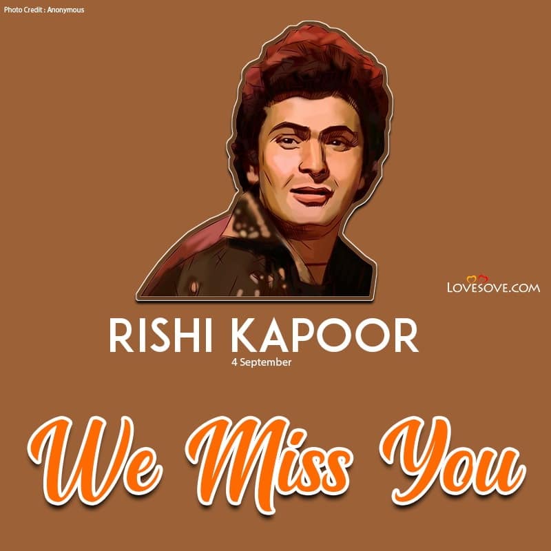 Rishi Kapoor Famous Quotes & Dialogues, We Miss You Sir