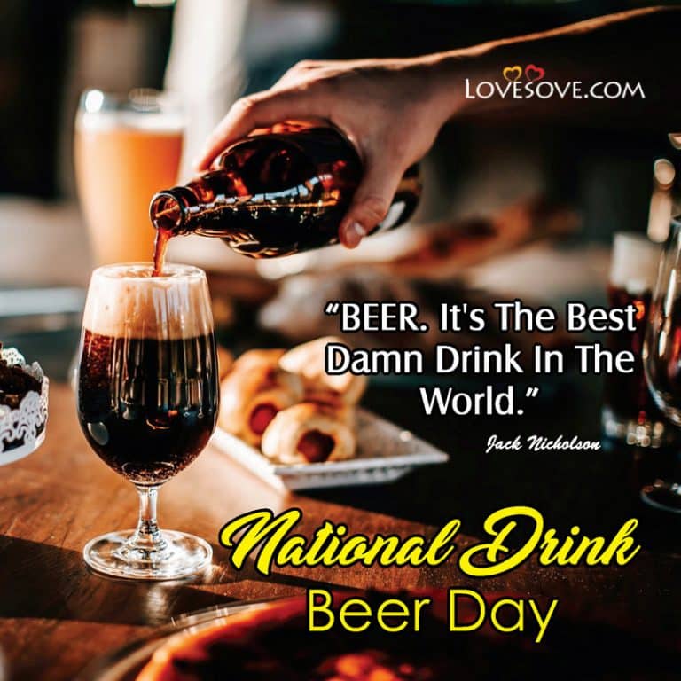 National Drink Beer Day Pictures, Status, Quotes, Thoughts & Wishes