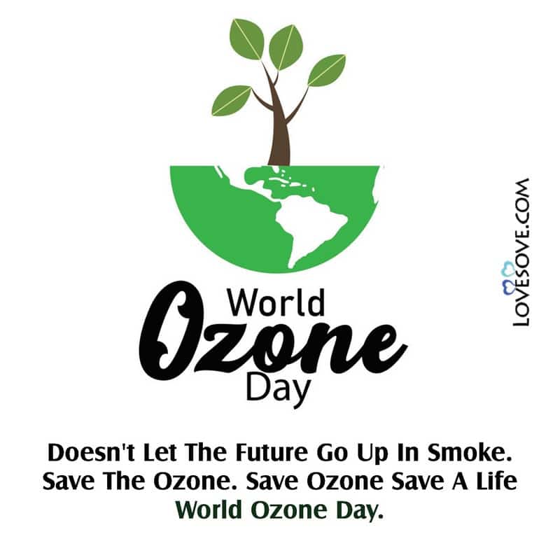 World Ozone Day Message & Quotes, Few Lines On World Ozone Day