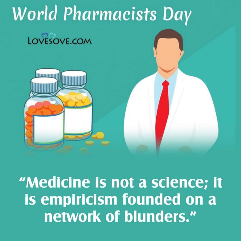 world pharmacist day best quotes, messages, status, thoughts & wishes, world pharmacist day status, world pharmacist day greetings lovesove