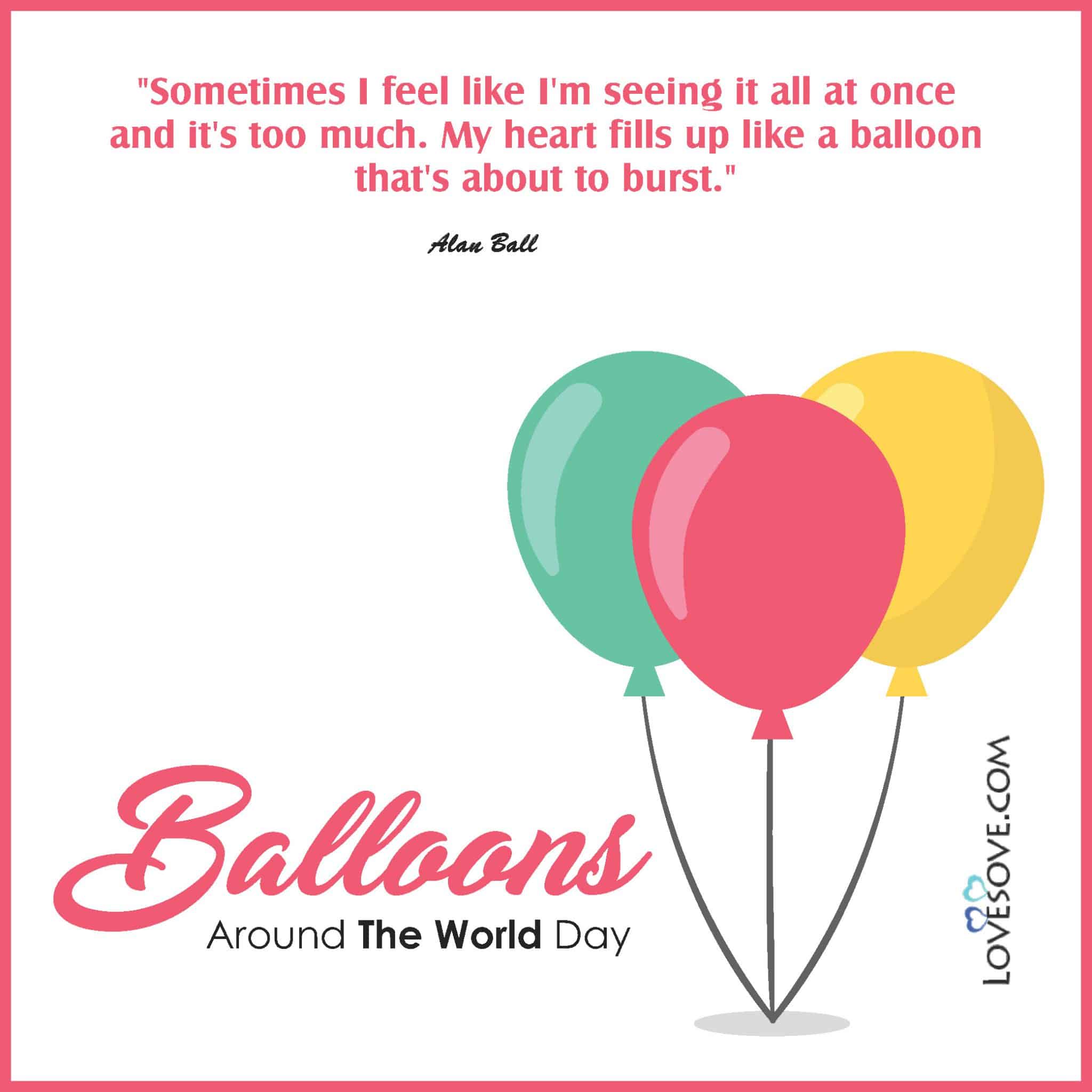 Happy Balloons Around The World Day Quotes, Wishes & Thoughts