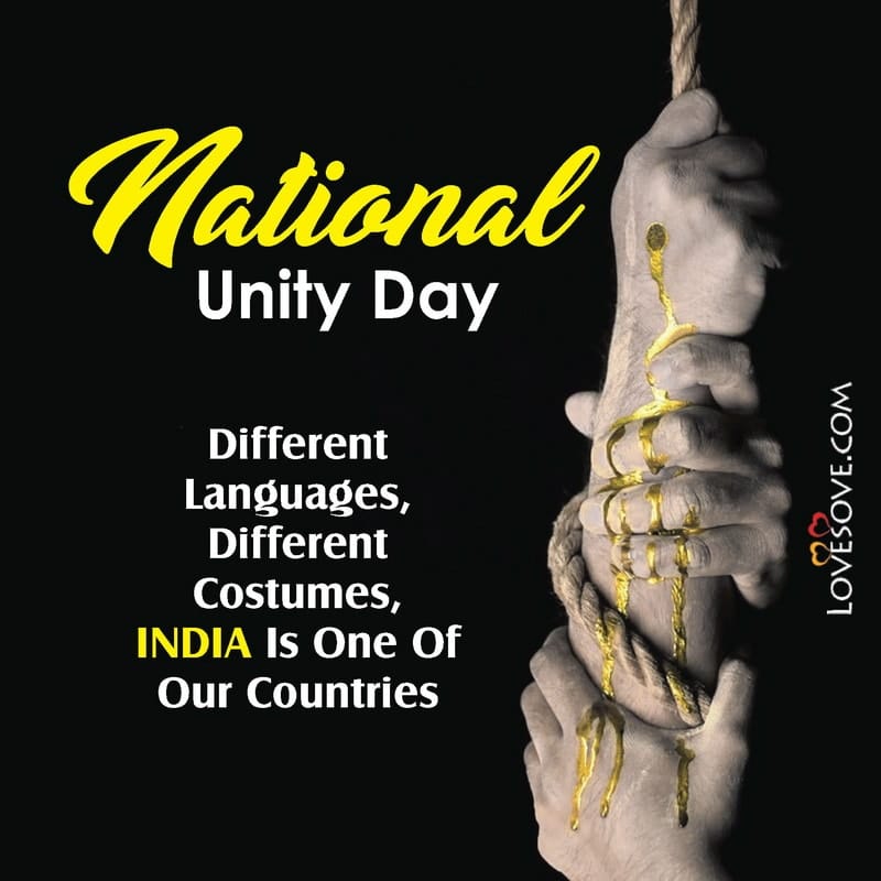 National Unity Day Quotes, Thought On National Unity Day