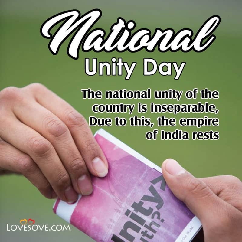 National Unity Day Quotes, Thought On National Unity Day