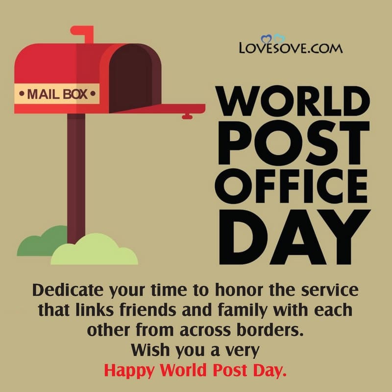 world post day wishes, importance of world post day, world post day 9 october, world post day 2020 theme, world post day quotes, quotes on world post day, world postal day quotes,